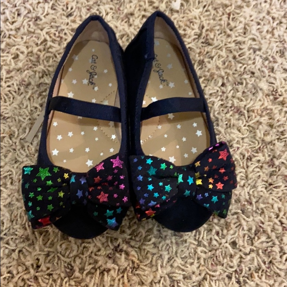 Cat & Jack Navy Blue Ballet Flats